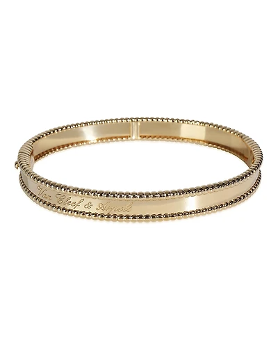 Pre-Owned Van Cleef & Arpels Perlee Signature 18k Yellow Gold Bracelet