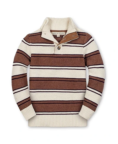 Hope & Henry Boys' Organic Stripe Sweater - Little Kid, Big Kid