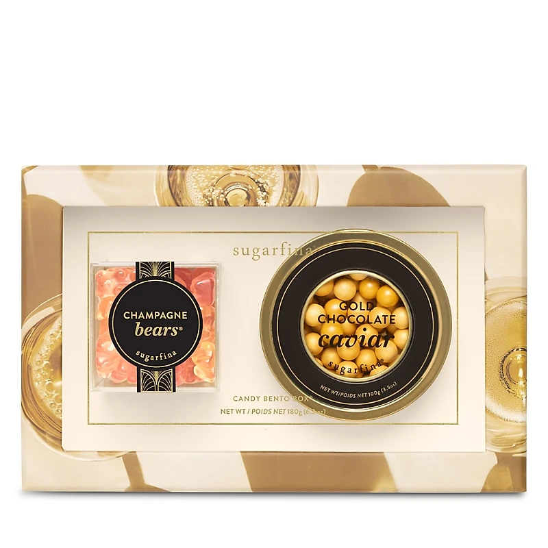 Sugarfina Champagne & Caviar 2 Piece Candy Bento Box