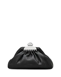 Marc Jacobs The Glam Claw Clip Leather Clutch
