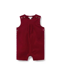 Janie and Jack Boys' The Holiday Velvet Romper - Baby
