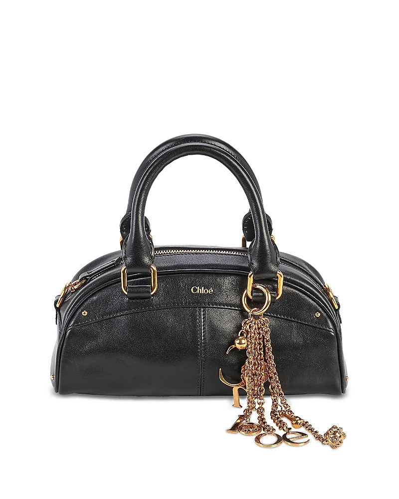 Chloe Small Leather Bowling Bag