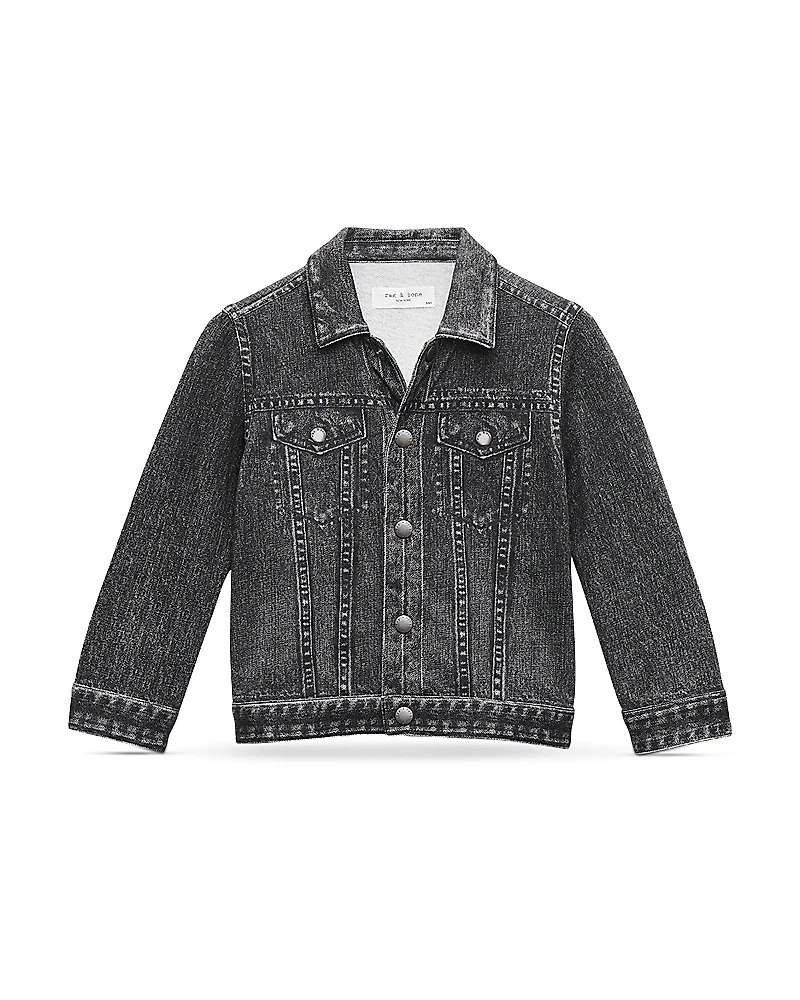 rag & bone Unisex Mini Miramar Denim Trucker Jacket - Little Kid, Big Kid
