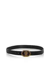 Kurt Geiger London Women's Snake Embossed Leather Belt