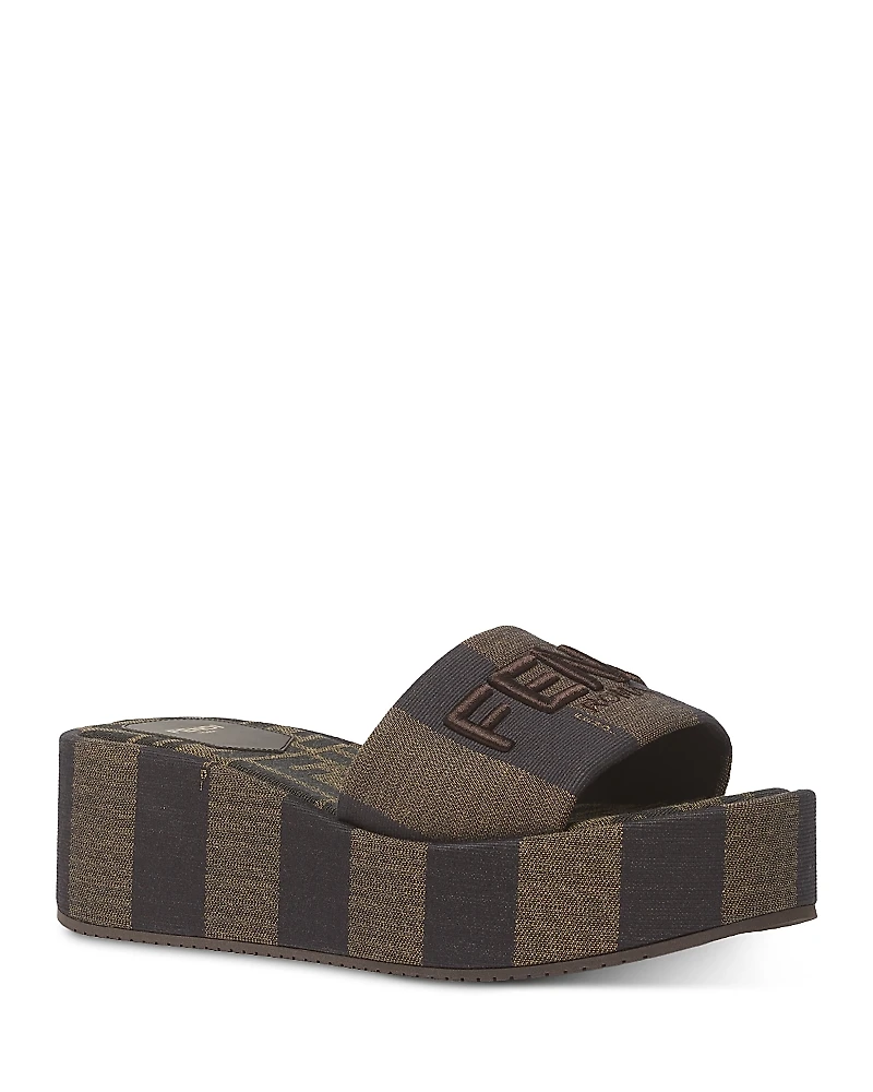 Fendi Women's Sunshine Flatform Slides