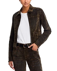 Re/Done Slim Zip Jacket