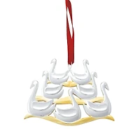 Nambe 12 Days of Christmas Ornament - 7 Swans A Swimming