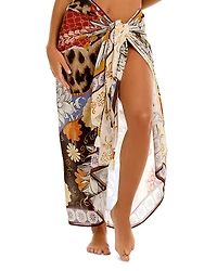 Agua Bendita Marine Quilt Pareo Swim Cover-Up