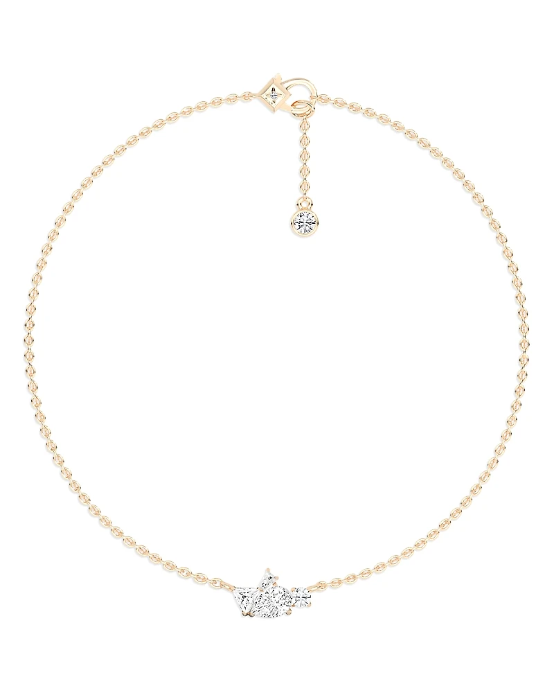 Shahla Karimi from the Luxe Collection Certified Lab Grown Diamond Mixed Cut Gaudi Mosaic Pendant Necklace