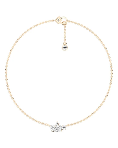 Shahla Karimi from the Luxe Collection Certified Lab Grown Diamond Mixed Cut Gaudi Mosaic Pendant Necklace