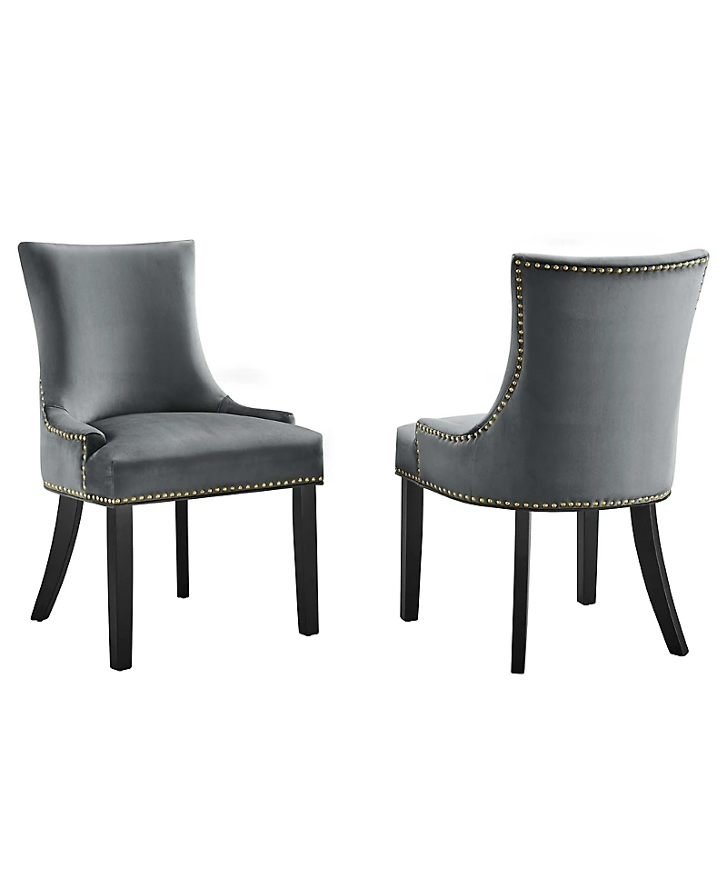 Modway Marquis Performance Velvet Dining Chairs, Set of 2