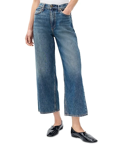 rag & bone Andi Wide Leg Ankle Jeans