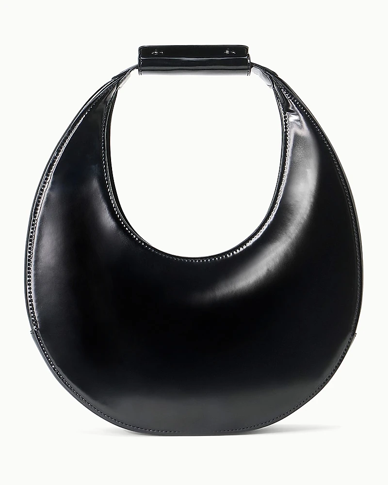 Staud Moon Leather Saddle Bag