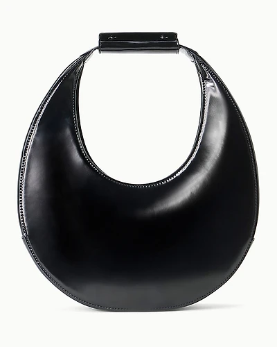 Staud Moon Leather Saddle Bag