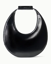Staud Moon Leather Saddle Bag