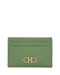 Ferragamo Gancini Leather Card Holder