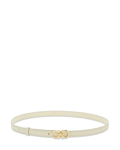 Ferragamo Gancini Fixed Leather Belt