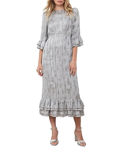 Mint Velvet Women's Embellished Midi Dress