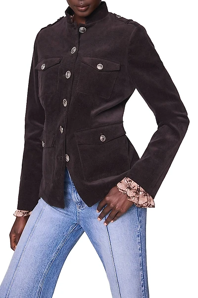 Mint Velvet Women's Corduroy Military Jacket