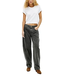 Slvrlake Ella Mid Rise Tapered Jeans