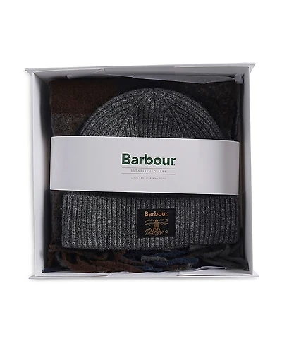 Barbour Westerdale Beanie & Scarf Gift Set