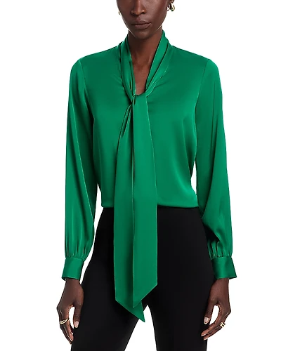 Elie Tahari Nicoletta Silk Blend Top