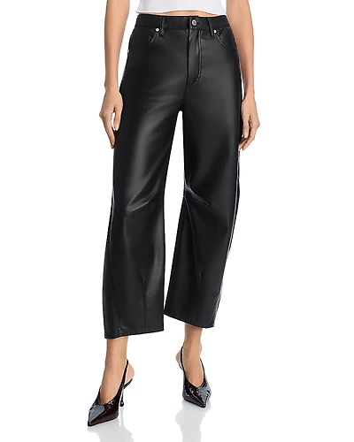 Blanknyc Faux Leather Barrel Leg Pants