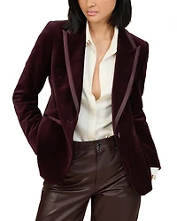 Reiss Petite Velvet Jacket