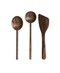 Itza Wood Handcarved Kitchen Utensils - Set of 3