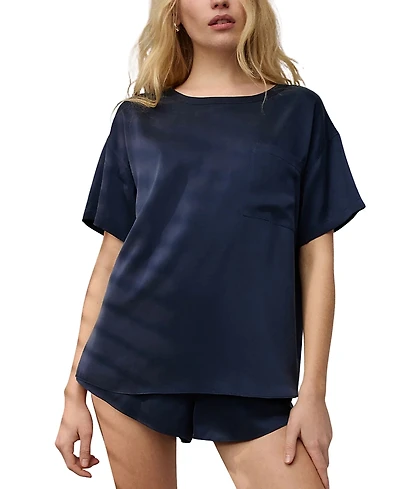 Lunya Silk Tee Short Set