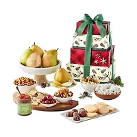 Harry & David Deluxe Holiday David's Gift Tower, 15 Piece