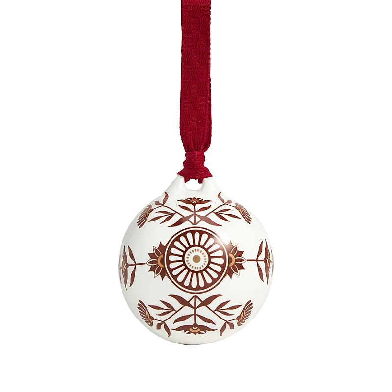 Wedgwood Festive Red Splendour No.1 Ornament