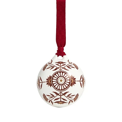 Wedgwood Festive Red Splendour No.1 Ornament