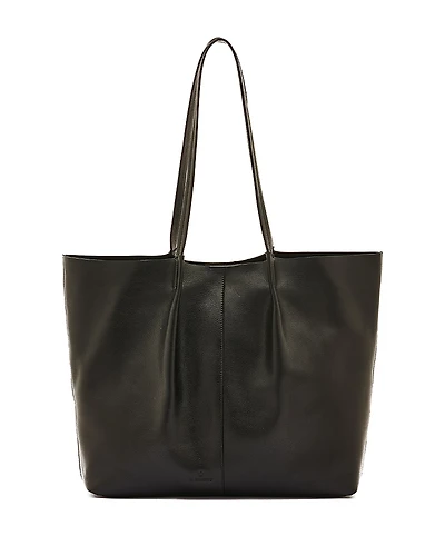 Il Bisonte Nina Large Pleated Leather Tote