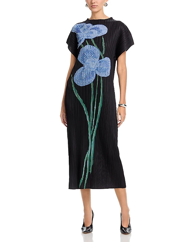nancy yang contrast trim shirt dress Nancy Yang Floral Print Shirt Dress