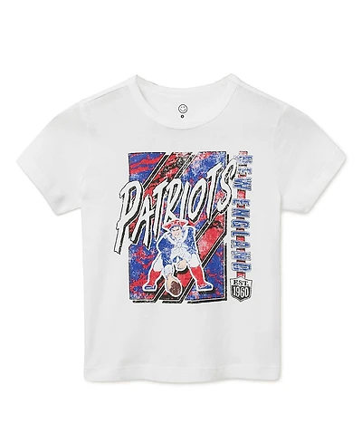 Junk Food Clothing Unisex Nfl New England Patriots Icon Tee - Little Kid, Big Kid