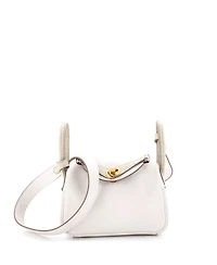 Pre-Owned HERMES Mini Touch Lindy Bag Swift with Matte Alligator