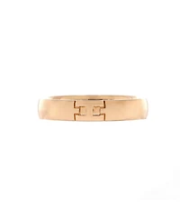 Pre-Owned HERMES Ever Herakles Wedding Band Ring 18K Rose Gold