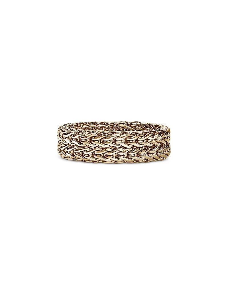 John Hardy 14K Yellow Gold Icon Rata Chain Ring