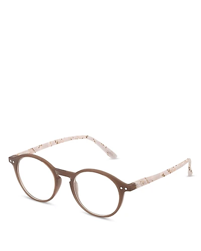 Izipizi Light Marble Round Reading Glasses, 45mm