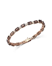 Bloomingdale's Fine Collection Smokey Quartz & Champagne Diamond Bracelet