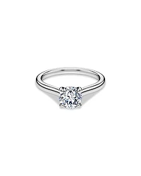 Swarovski 14K White Gold Eternity Certified Lab Grown Diamond Solitaire Engagement Ring