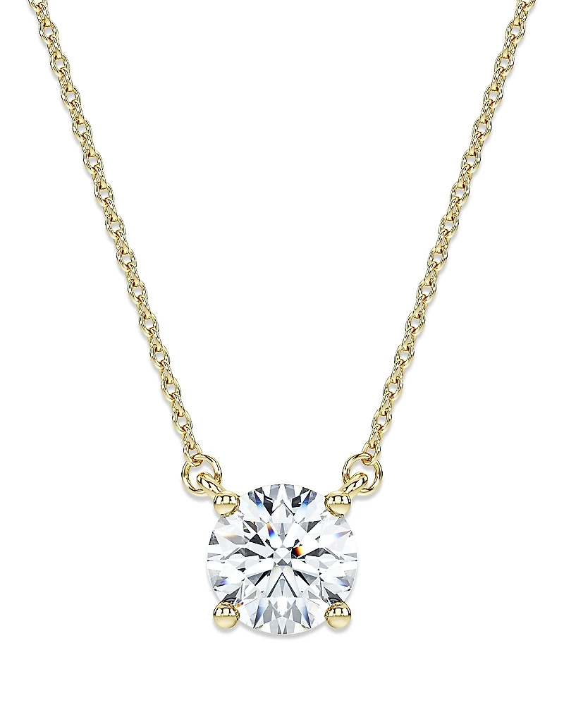 Swarovski Eternity Certified Lab Grown Diamond Solitaire Pendant Necklace