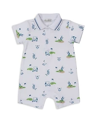 Kissy Boys' Golf Print Short Playsuit Romper - Baby