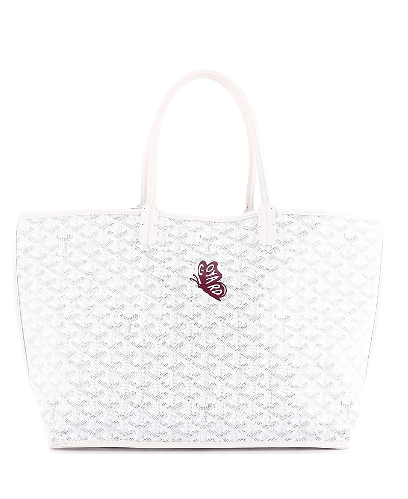 Pre-Owned Goyard Pm Anjou Reversible Tote Printed Coated Canvas