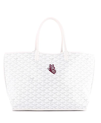 Pre-Owned Goyard Pm Anjou Reversible Tote Printed Coated Canvas
