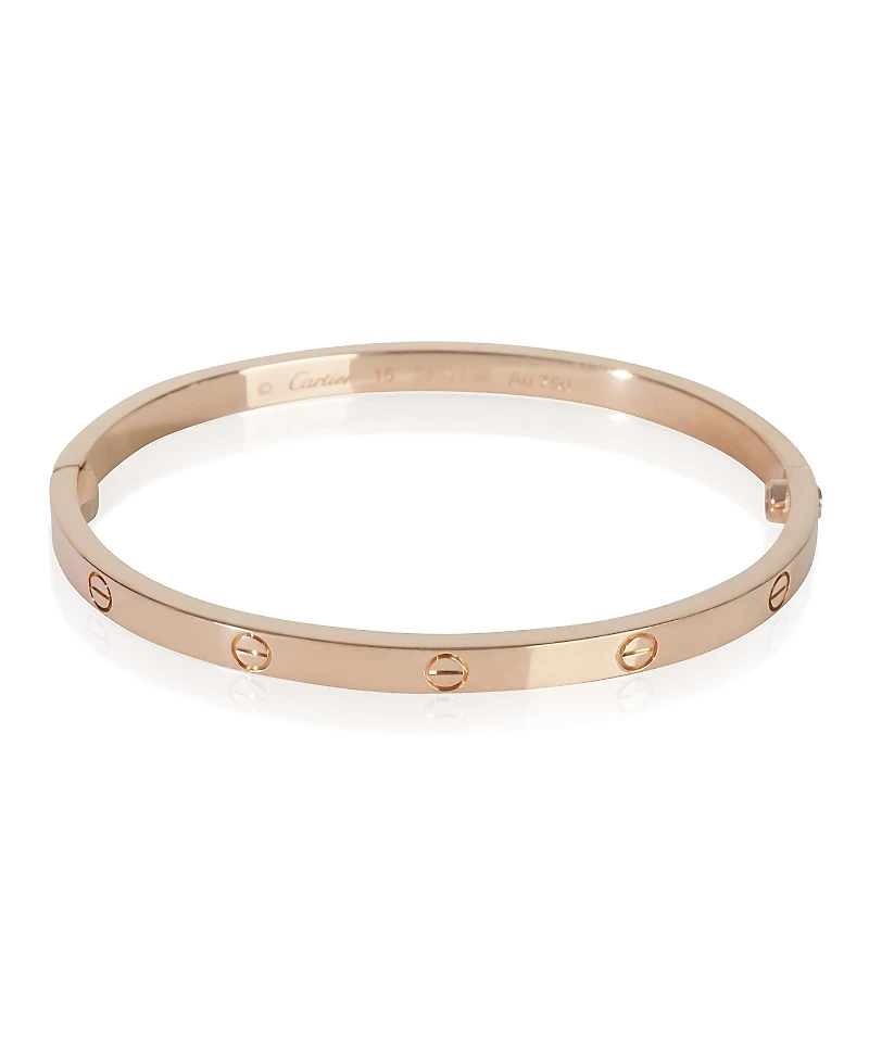 Pre-Owned Cartier Small Model Love 18k Rose Gold Bracelet
