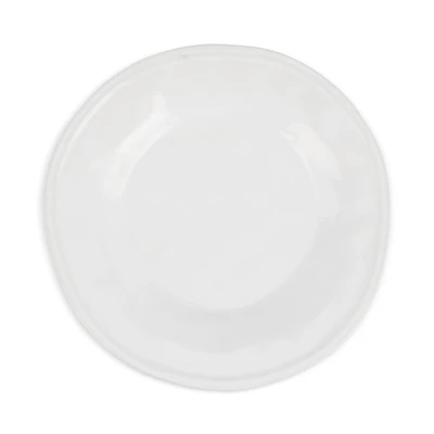 Vietri Aria White Salad Plate