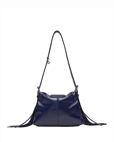 Maje Miss M Mini Fringed Leather Crossbody Bag