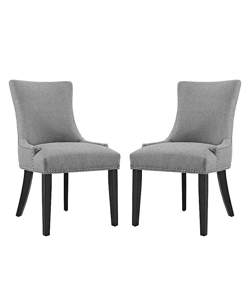 Modway Marquis Fabric Dining Side Chair, Set of 2